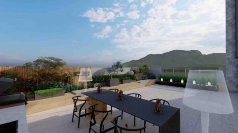 日木景觀 AZUMA - 本案位於奇岩～ 我們於露台空間打造一處能讓業主與友人們一起談天歡笑的戶外聚會場所～天光是最好的氛圍畫布～我們提供模擬圖讓業主想像空間將呈現出來的樣貌～