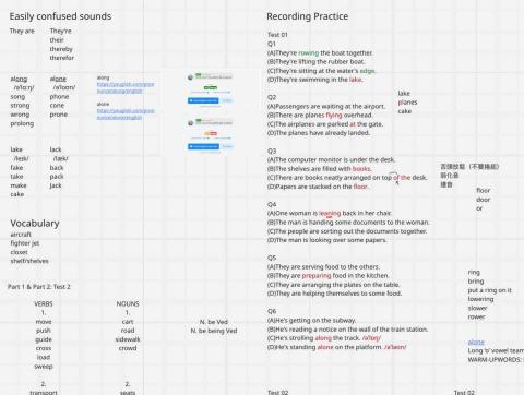 Sandra 英文家教、語言學習輔導 - 多益聽力弱點分析&補強
