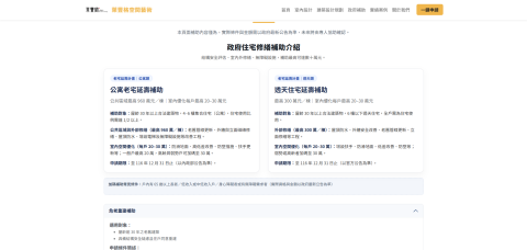 萊豐閣空間藝術企業社 - 我能將條文轉化為直覺的卡片式設計與收合式列表，讓客戶不再因文字過多而跳出。