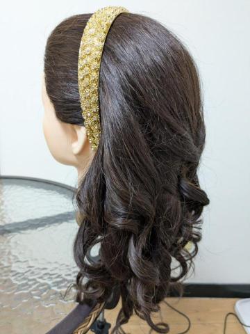 雯雯彩粧師 - 宮庭式捲髮造型1