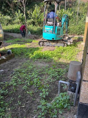 晨浩景觀 - 整地新植綠化前