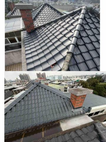 翼鳴有限公司 鋼鋁工程 - 舊有瓦頂破裂漏水 加蓋白鐵琉璃鋼瓦
省下拆除清運費用