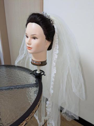 雯雯彩粧師 - 水鑽皇冠加長頭紗