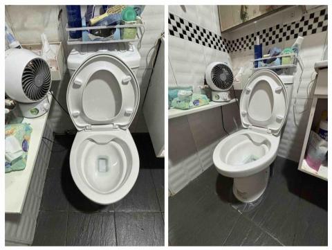 阿榮師父水電工程 - 1/24 安裝凱薩二段沖水馬桶