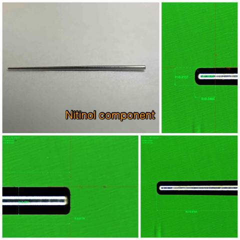 鎢鋼零組件加工 - 鎳鈦合金微零件加工