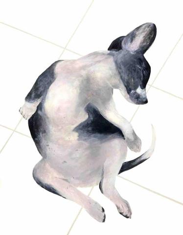 許詠宜 - 樂樂 油彩 2024 162&times;130cm