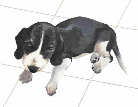 許詠宜 - 樂樂 油彩 2024 162&times;130cm