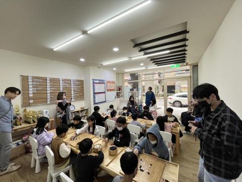 板橋中央棋院 - 交流賽一景