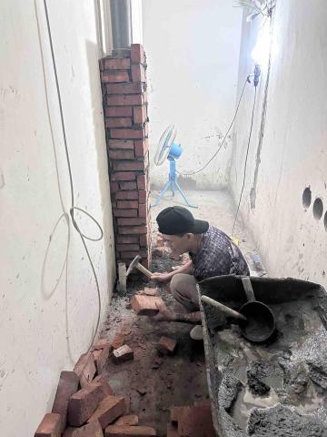 長興工程 - 北投砌磚封管