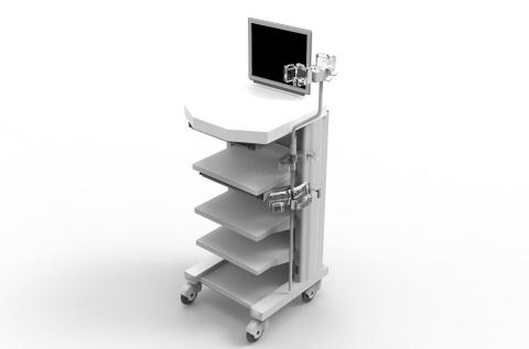 NextStep - 醫療推車渲染