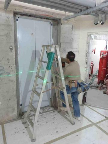 長興工程 - 電梯口放樣