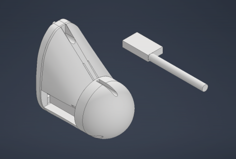 郭瀚文 - 無人機前艙3D設計(Inventor)