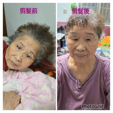 采采全方位美業到府服務～☺️ - 75歲奶奶剪完頭髮瞬間年輕10歲，奶奶很開心。