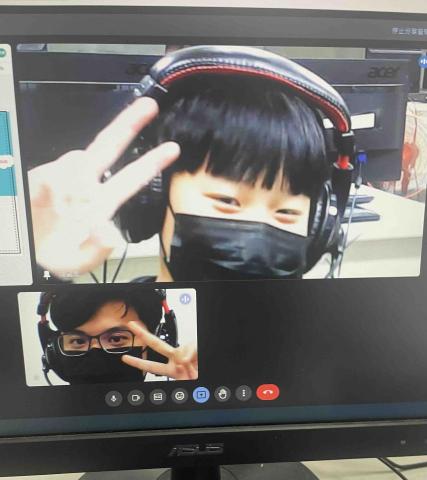 梁宇誠 - 線上課輔畫面