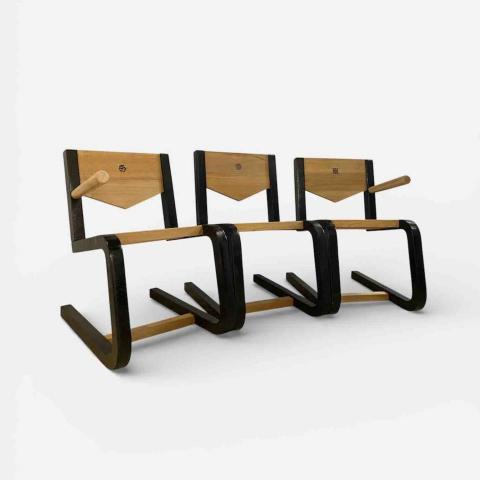 Dsoul_Worker - 曲木椅（白橡木）
尺寸：
60D*55W*(坐面高度)45H(公分）