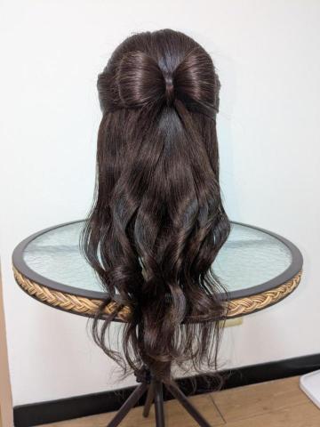 雯雯彩粧師 - 優雅蝴蝶結公主頭