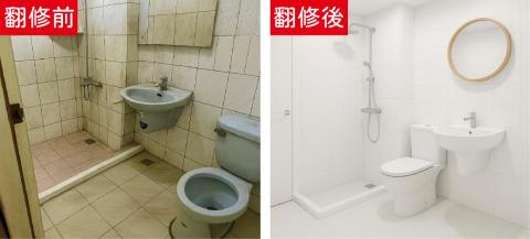 茂宸企業社 - 本案為老屋衛浴空間翻新工程，翻修前衛浴磁磚老舊、色澤泛黃，排水動線不佳，整體使用感受不佳。經現場評估後，重新規劃衛浴配置，打造簡潔、明亮且實用的現代化衛浴空間。

翻修內容包含舊有衛浴拆除、防水工程重作、地壁磚更新、衛浴設備全面更換，並規劃乾濕分離設計，使空間視覺更加寬敞，同時提升安全性與清潔便利性。完工後整體風格明亮俐落，兼顧美觀與實用機能。

茂宸企業社在施工過程中重視防水層細節與排水坡度，確