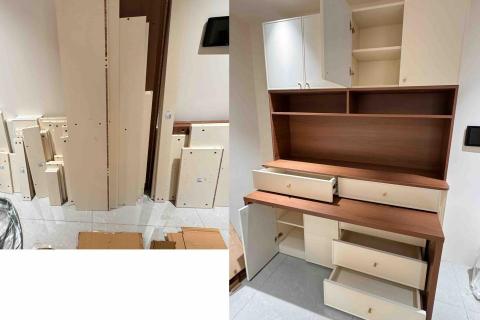 慶 傢俱組裝 - 1/27 中山區 （淘 超大型活動桌置物櫃