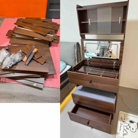 慶 傢俱組裝 - 1/26新莊（淘 多功能化妝檯