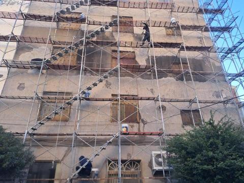 FRP玻璃纖維防水、室內外防水、內外牆油漆、仿石漆、侷限空間 - 彰化室外防水前置處理 打磨 結構補強