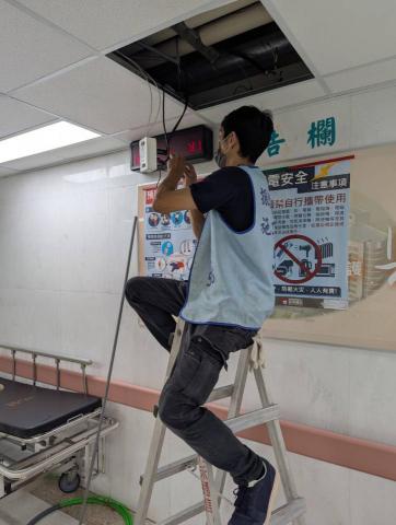 松禾通信有限公司 - 北投振興醫院中重度嬰兒房警報系統施工