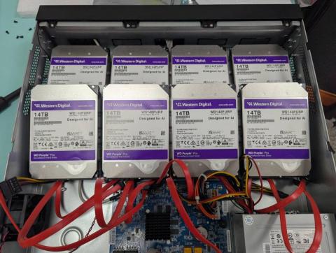 松禾通信有限公司 - 北投振興醫院藥庫8MP監控系統施工