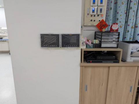 松禾通信有限公司 - 北投振興醫院婦幼中心影像對講機施工