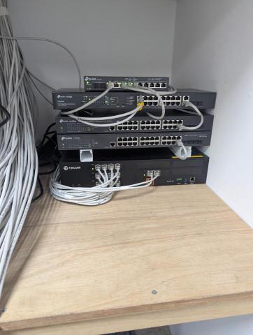 松禾通信有限公司 - 創睿能源新辦公室電話.網路.監控.門禁施工