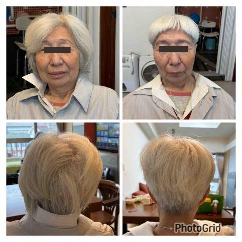 采采全方位美業到府服務～☺️ - 奶奶剪完頭髮清爽很多～☺️