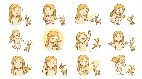 文影人兒工作室 - LINE貼圖作品之一