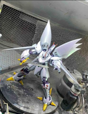 高先生 - 魔裝機神 珍珠透明漆加工 全機噴塗