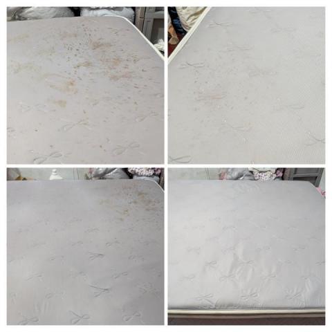 蟎布住 - 床墊長年汗漬、黴菌施工完畢後狀況