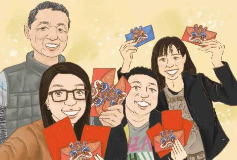 221 - 全家福似顏繪