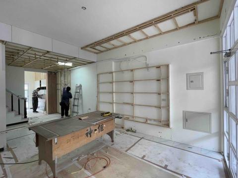 里維室內設計 - 施工中-客廳區