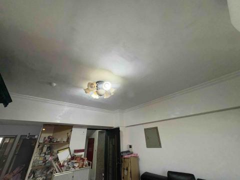 油漆職人阿國 - 板橋區篤行路三段1號案場客廳粉刷完成