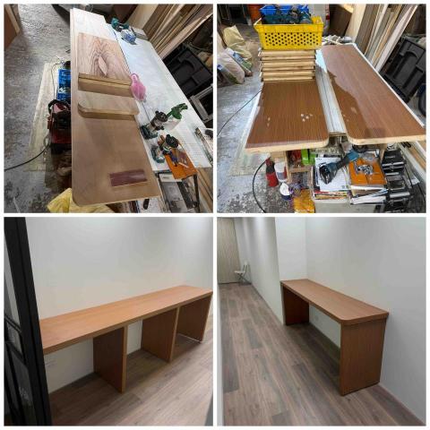 築家室內裝潢工程 - 太平-客訂書桌 