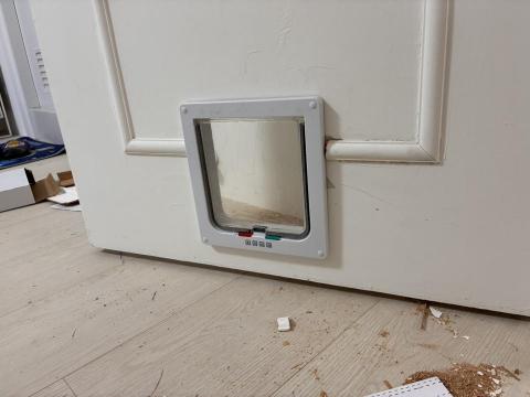 周文翔 - 寵物門安裝