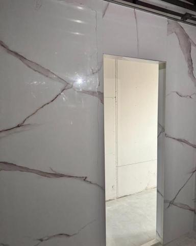 洺崴有限公司 - 嘉義市垂楊路飯店衛浴翻新/大理石紋路SPC牆板