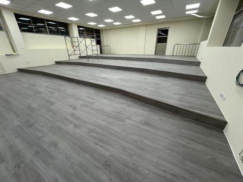 洺崴有限公司 - 斗六高中會議室/SPC石晶地板