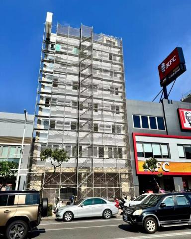 洺崴有限公司 - 嘉義市垂楊路飯店衛浴翻新/大理石紋路SPC牆板