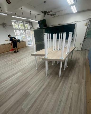 洺崴有限公司 - 嘉義市北興國中/資源室/SPC石晶地板