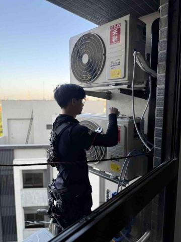 銘鎰空調工程行 - 外牆安全施工