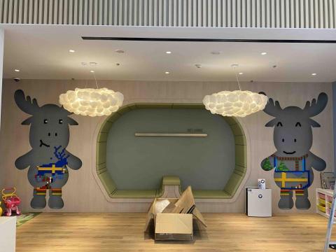 盛育水電工程 - 造型吊燈安裝