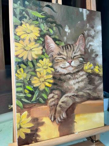 花花老師 - 油畫4c