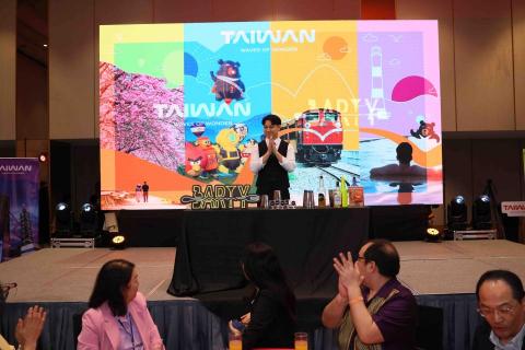 花式調酒師陳武良 - 受台灣觀光協會邀請至菲律賓旅展演出