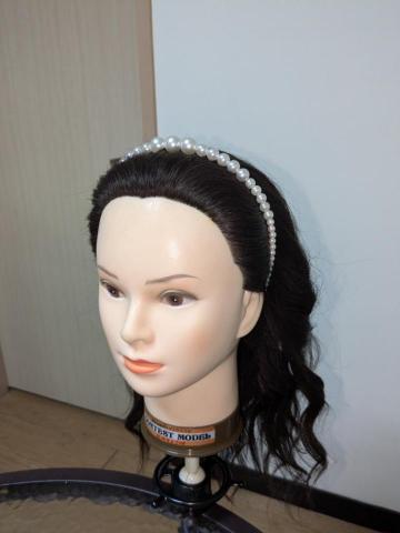 雯雯彩粧師 - 簡約珍珠捲髮造型