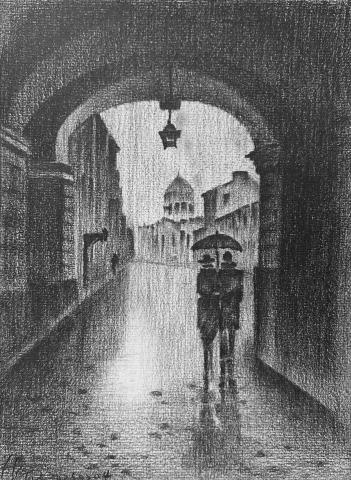 黃卉榆 - 鉛筆素描