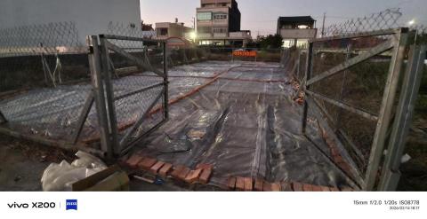 景椿園藝 - 虎尾 建地整地 撲透明pvc網格帆布