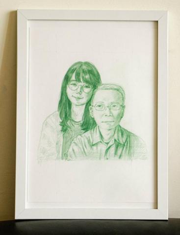 大元 - 家人似顏繪