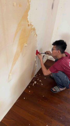 少年欸工程行 - 壁紙拆除